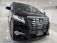 Toyota Alphard 2.5SA CVT 2017 Black Sunroof Rear DVD Android Player
